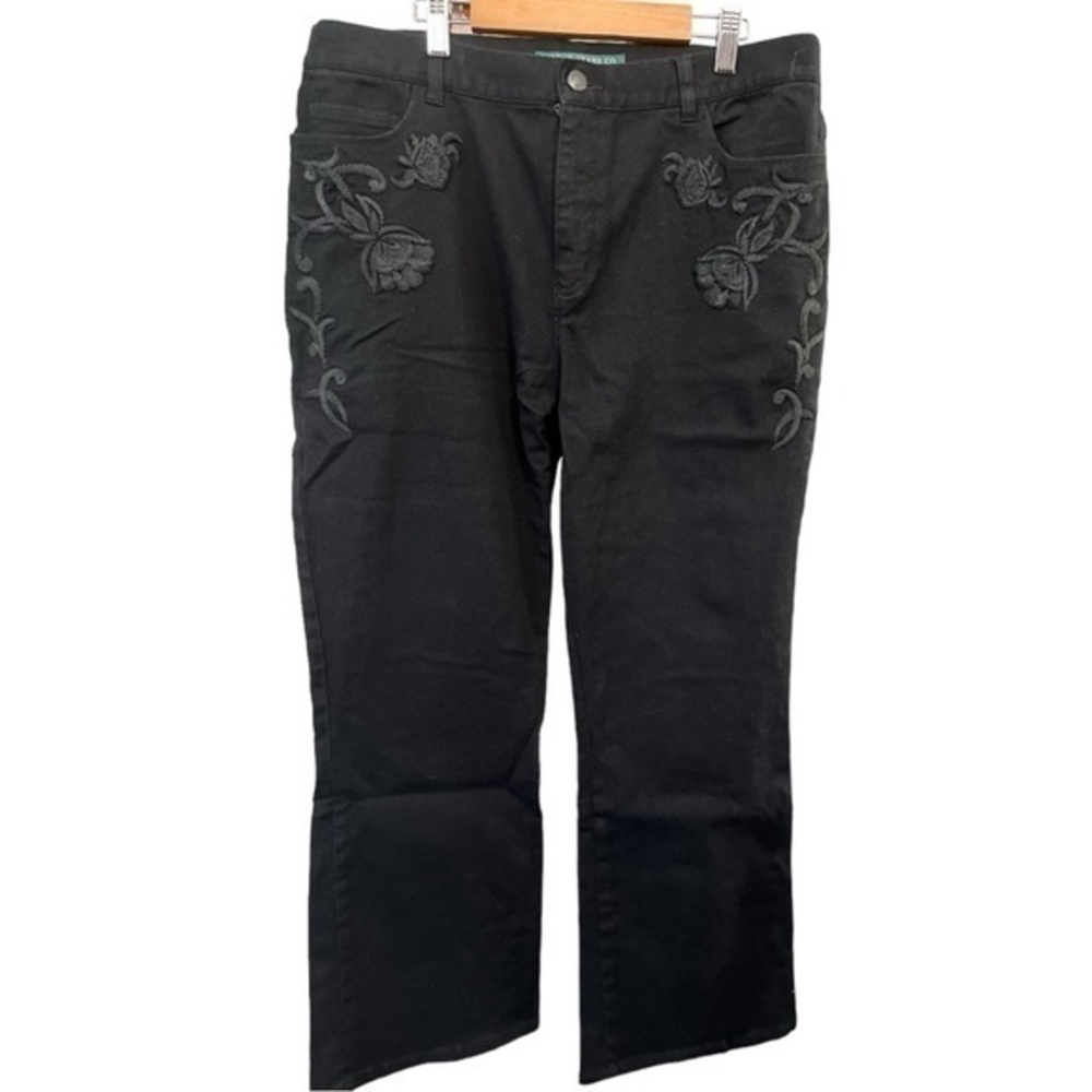 Lauren Jeans Co. Ralph Lauren Embroidered Jeans